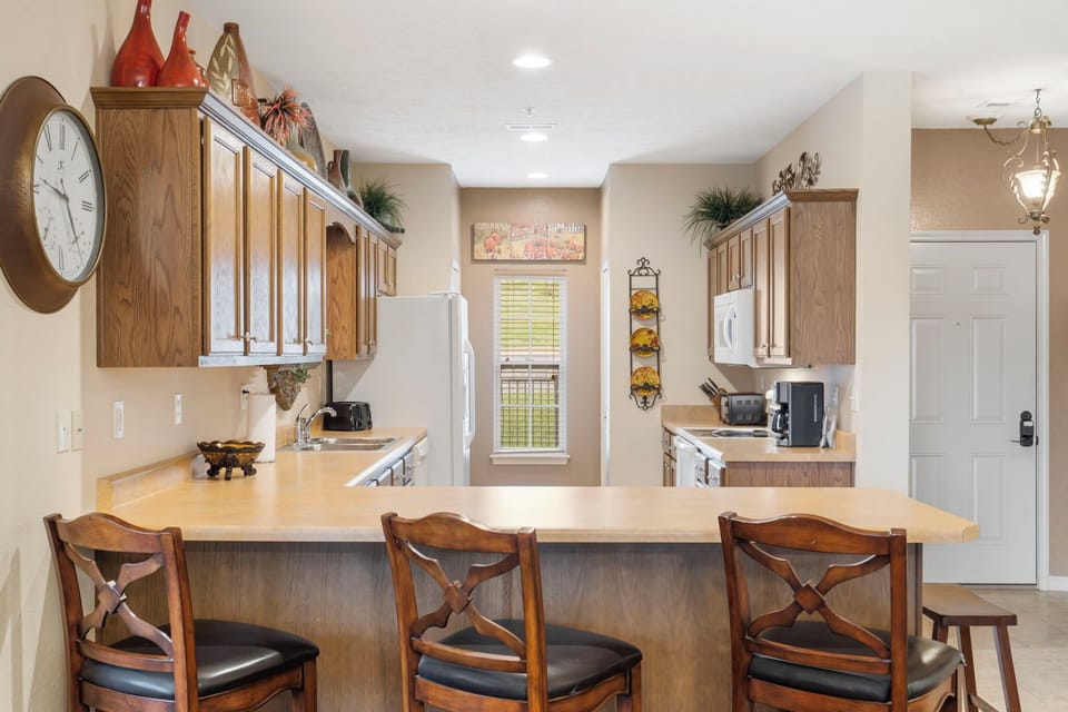 Full Kitchen with Extra Bar Seating