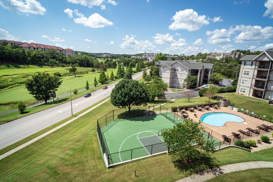 Aerial View of Outdoor Amenities