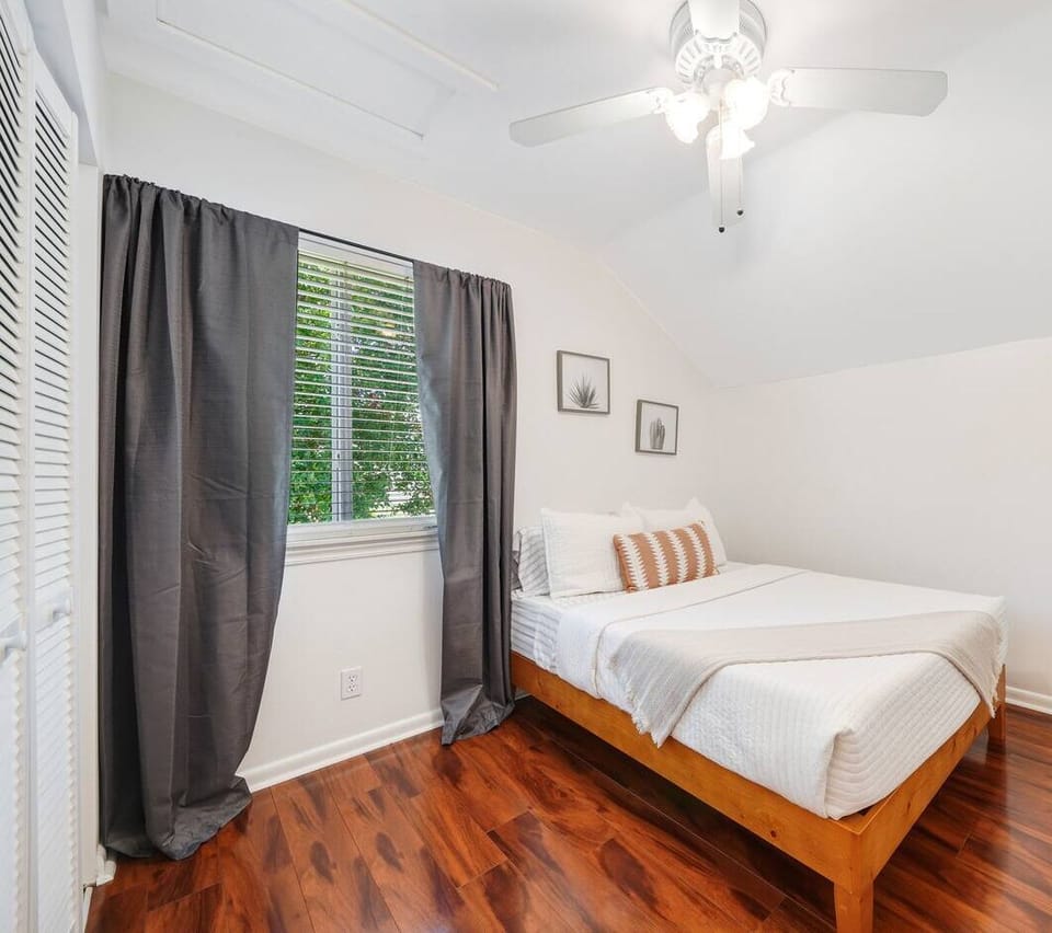 Soft bedding and pillows enhance the comfort, ensuring a good night's rest.