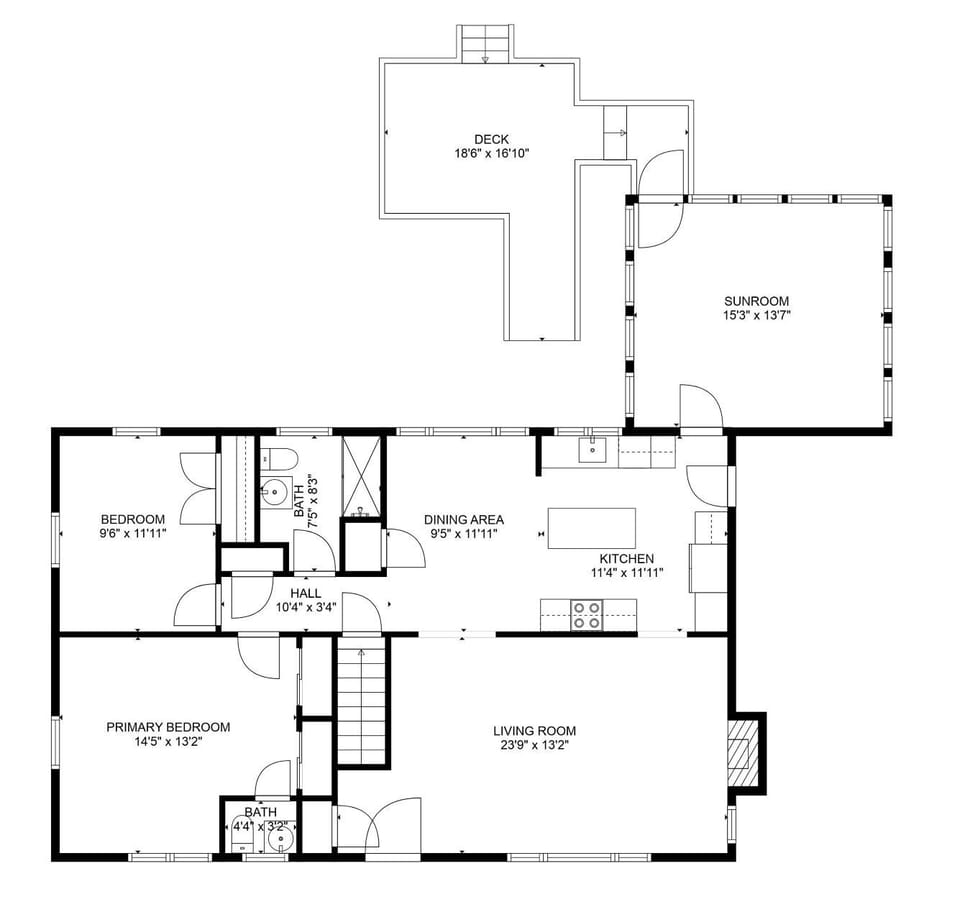 Floor Plan at A Change of Pace