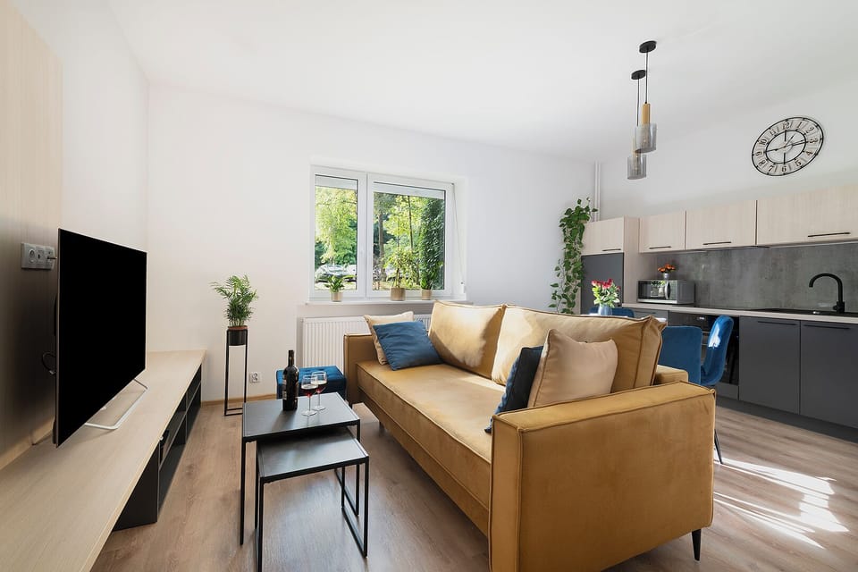 Comfort Apartment | Living area | Flat-screen TV
