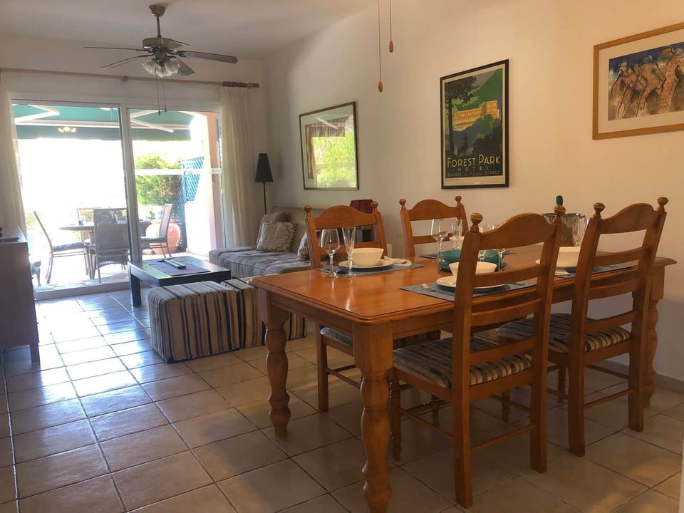 Dining and living room