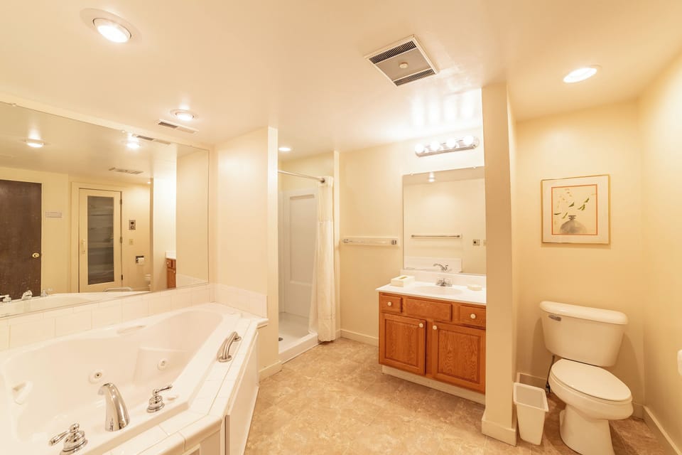 Large jetted tub