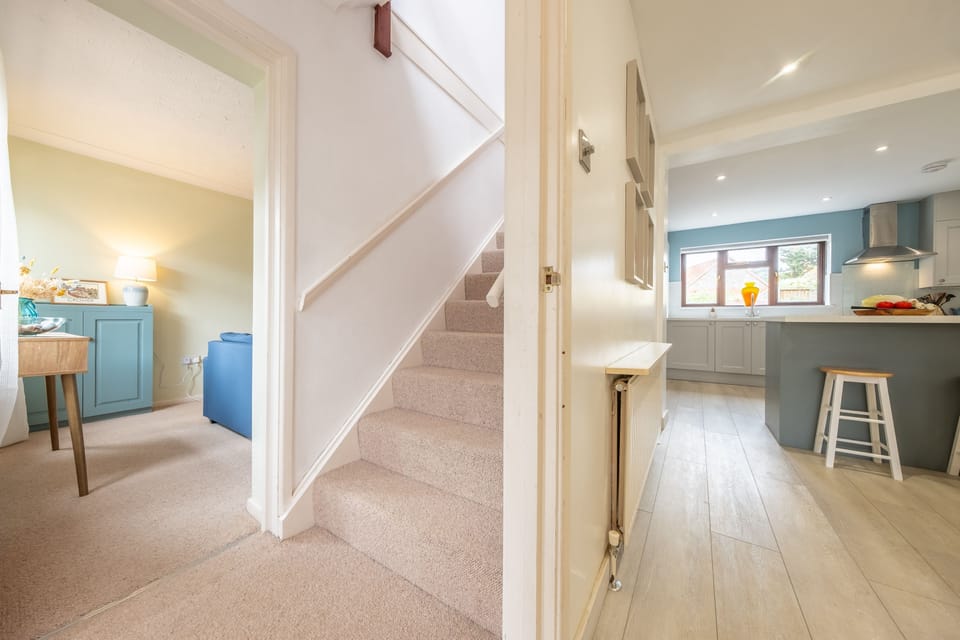 Ground floor: Stairs to the fist floor