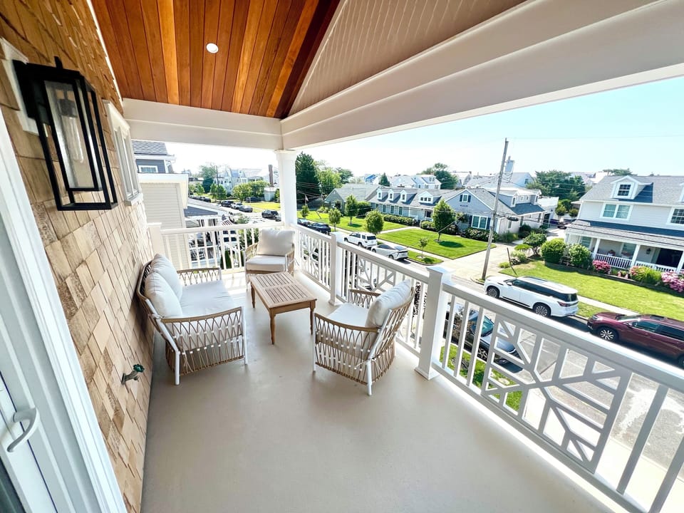 View from 3rd floor balcony - private access from a junior master bedroom