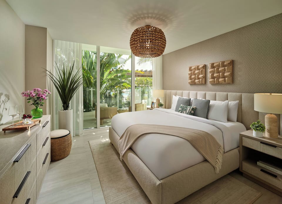 Frette Italian sheets, premium bedding, in-room safe