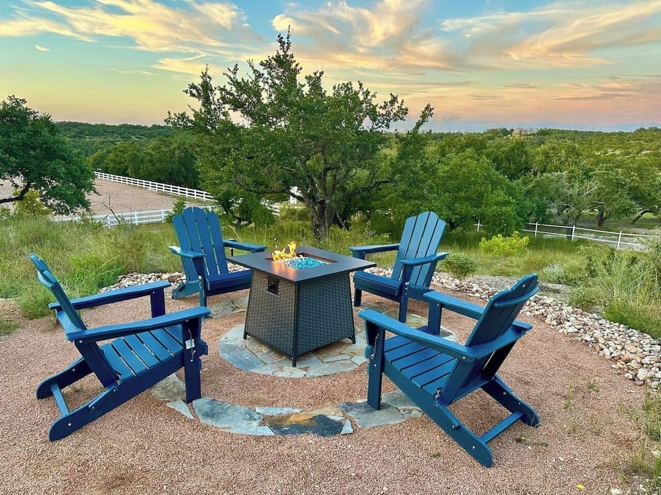 Total privacy, no neighbors in sight, just gorgeous Hill Country views as far as the eye can see set on 28 acres.