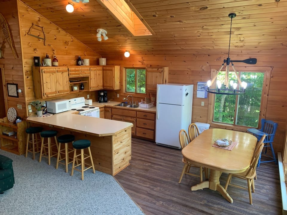 Kitchen and dining area