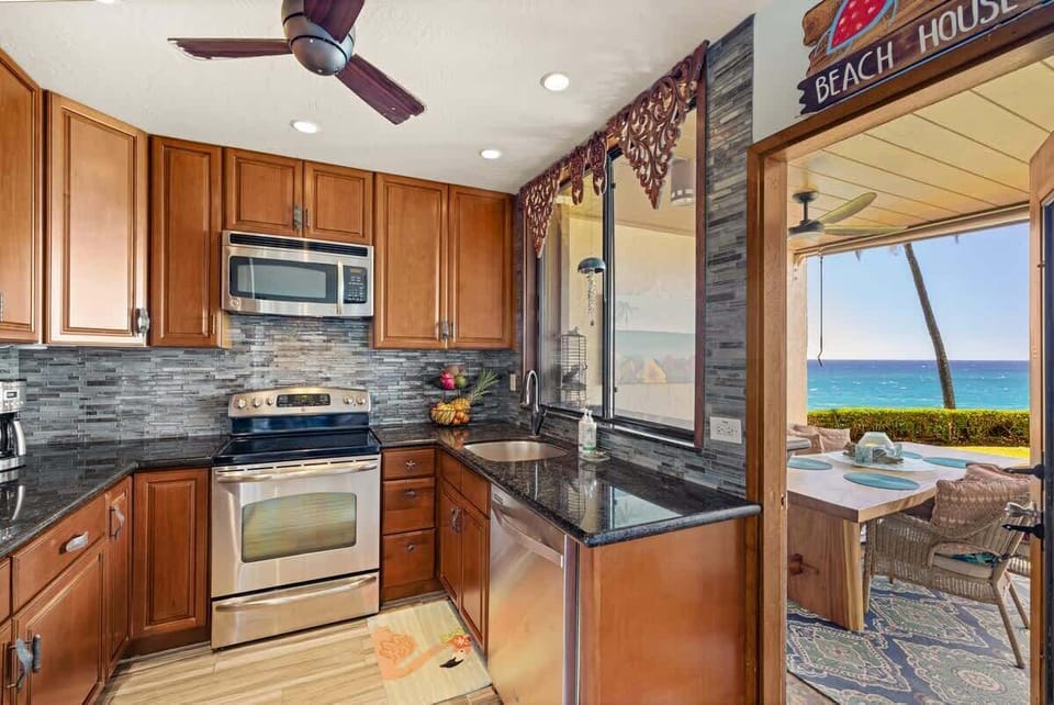 Kitchen and Outside Dining