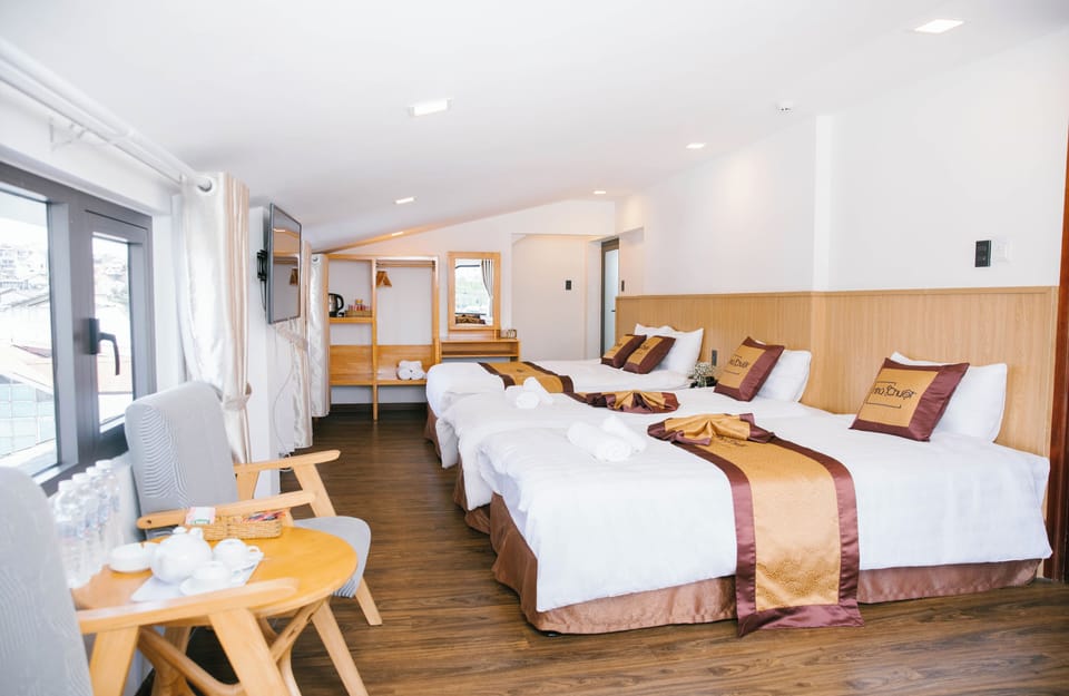 Exclusive Quadruple Room, Multiple Beds, City View | Terrace/patio