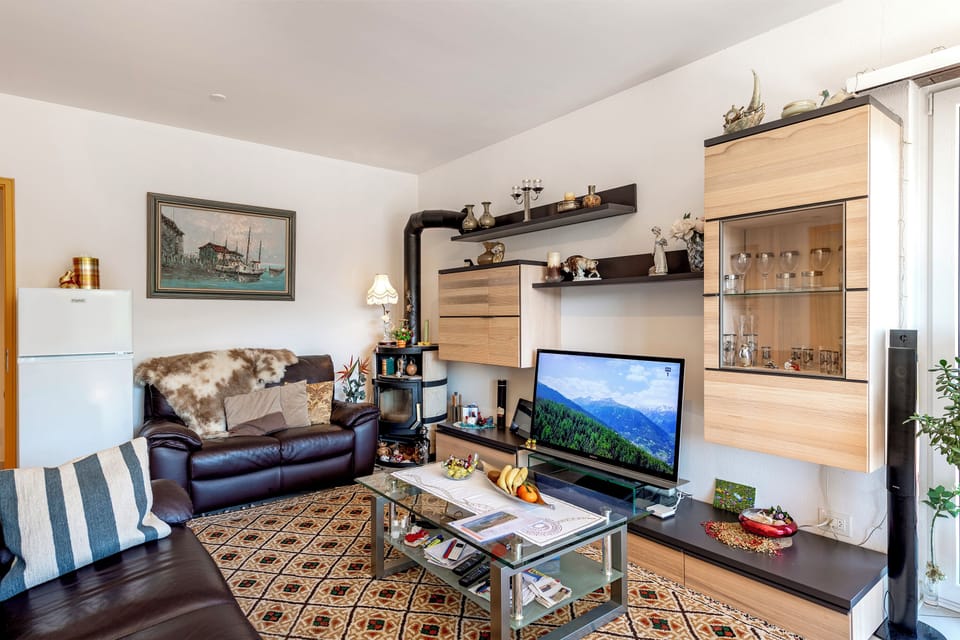 Family Apartment, Multiple Bedrooms (Apartment Graziella With Pool And) | Living area | TV