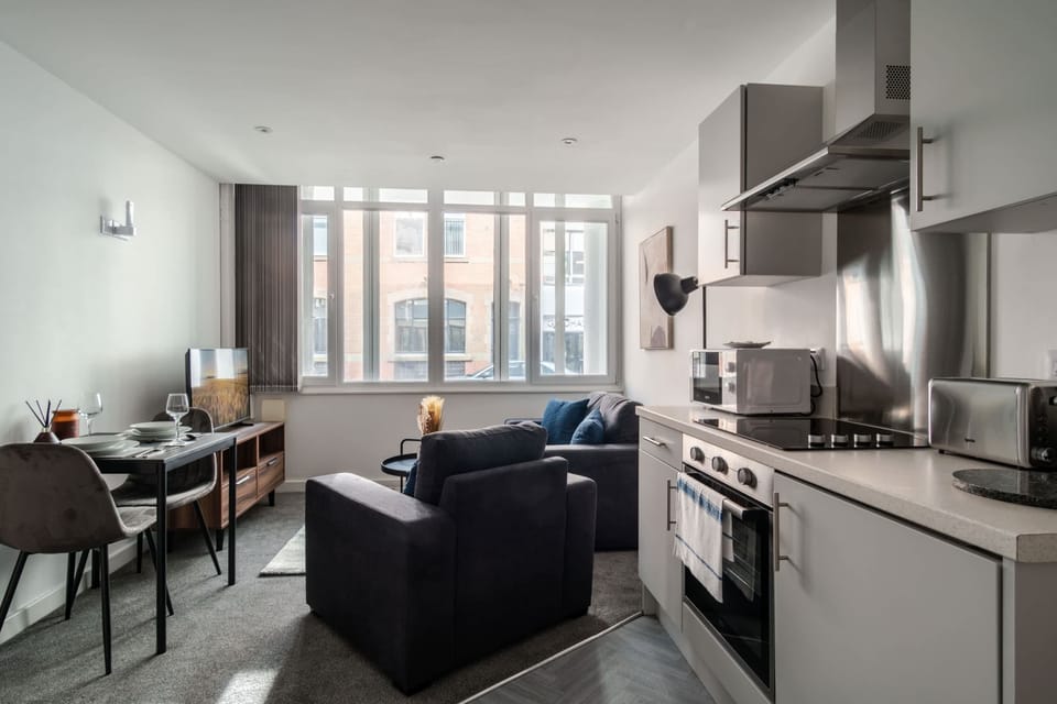 Living Space and Kitchen