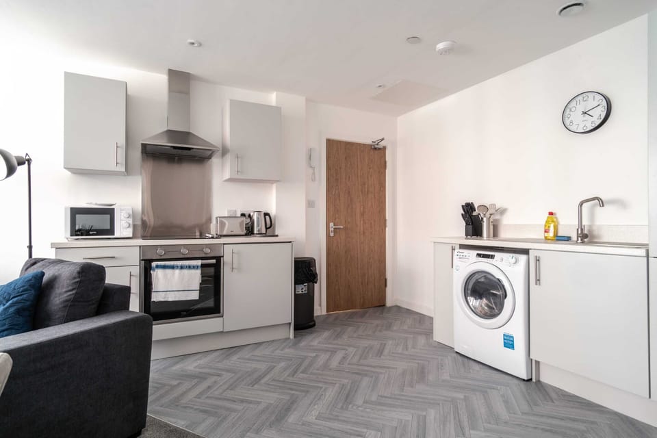 Living Space and Kitchen