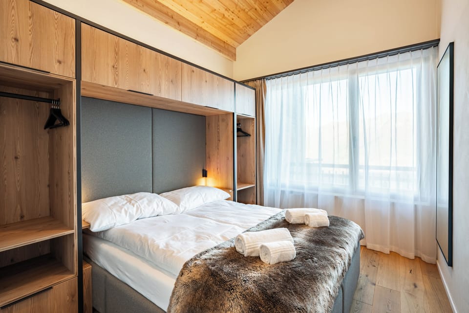 Appartement 6 personnes-1 chambre+1 coin nuit-Terrasse ou balcon-Vue montagne | Soundproofing, free cribs/infant beds, free WiFi, bed sheets