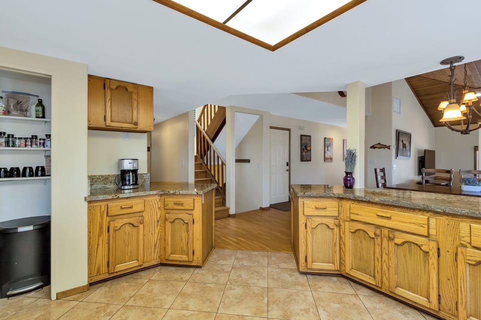 Fully stocked kitchen