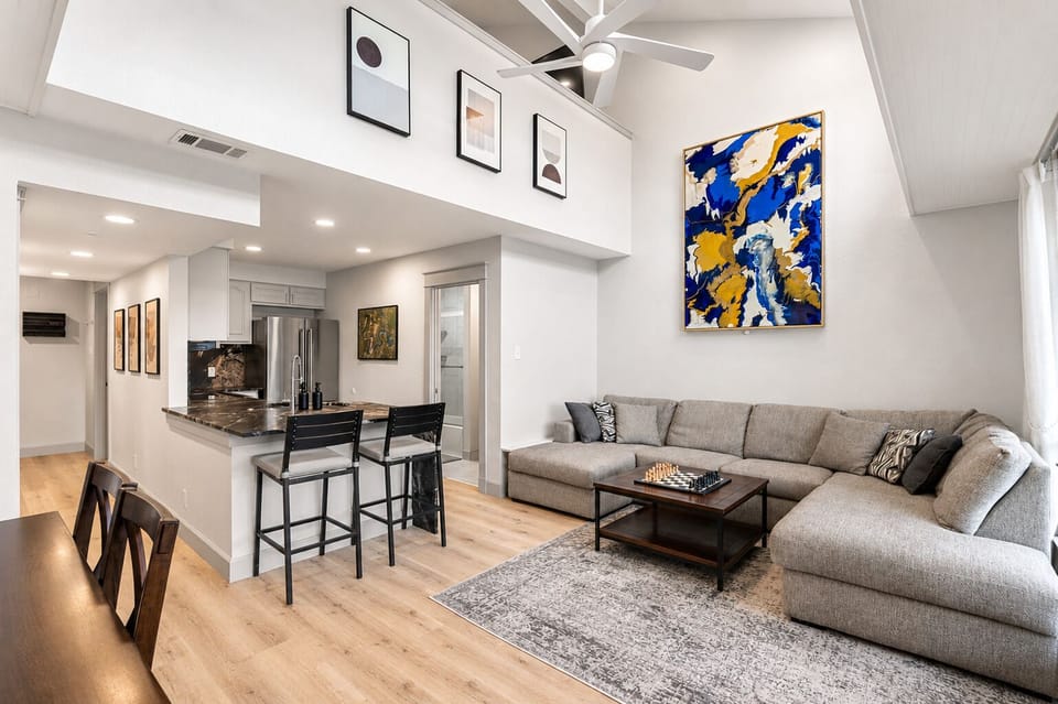 Top level 2 story unit with lots of light and incredible lake views