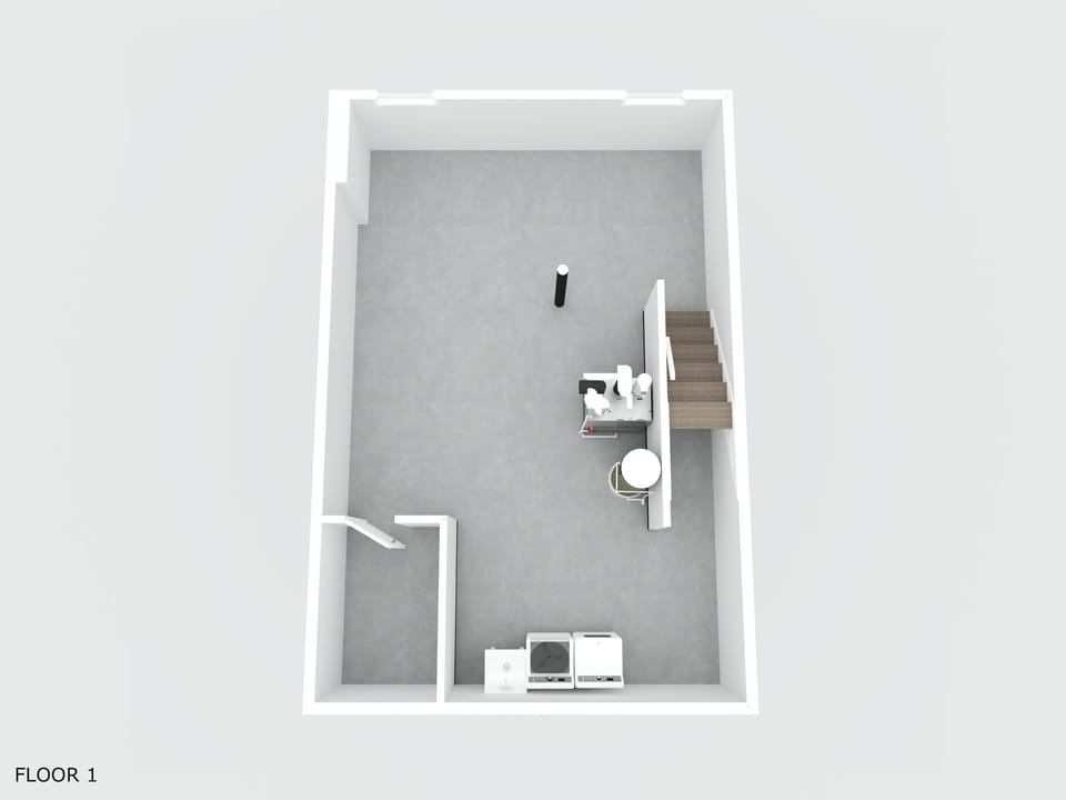 Basement has 504 sq. ft. of space with 52 sq. ft. of private storage.
