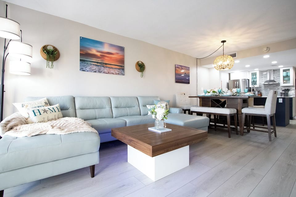 Spacious open layout