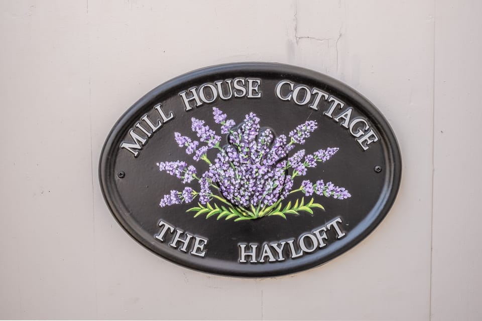 Hayloft shares a courtyard with Mill House Cottage