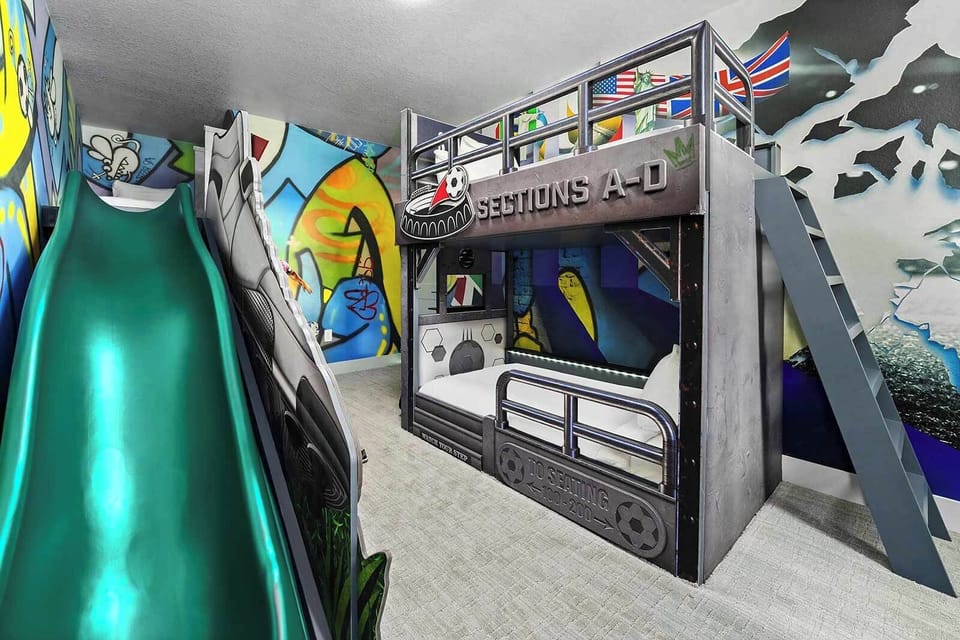Soccer *Theme Room* 1 on Second Floor