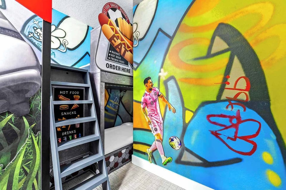 Soccer *Theme Room* 1 on Second Floor