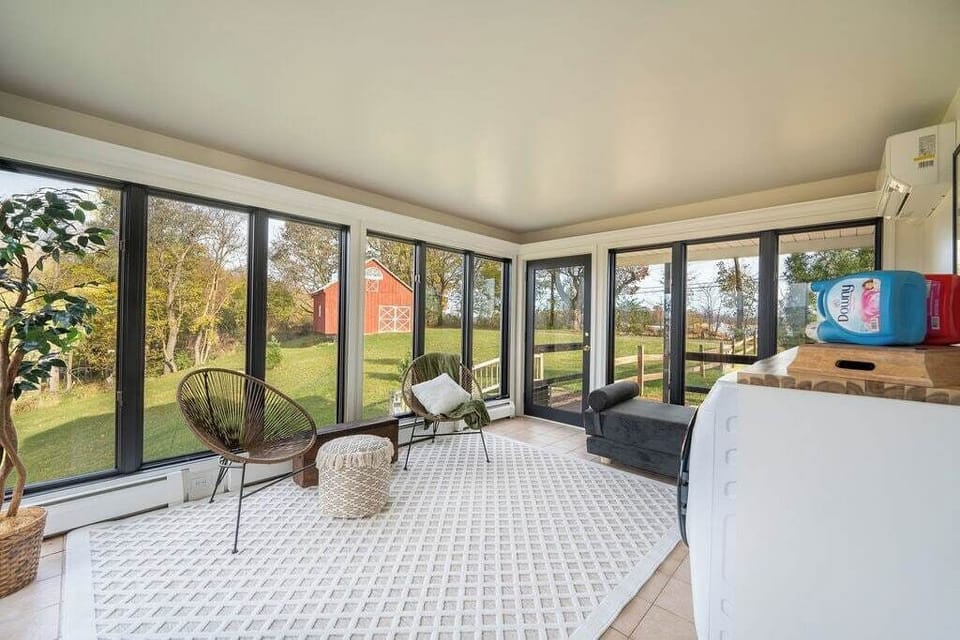 Enjoy your peaceful morning cup of coffee here before the rest of the house wakes up :)
