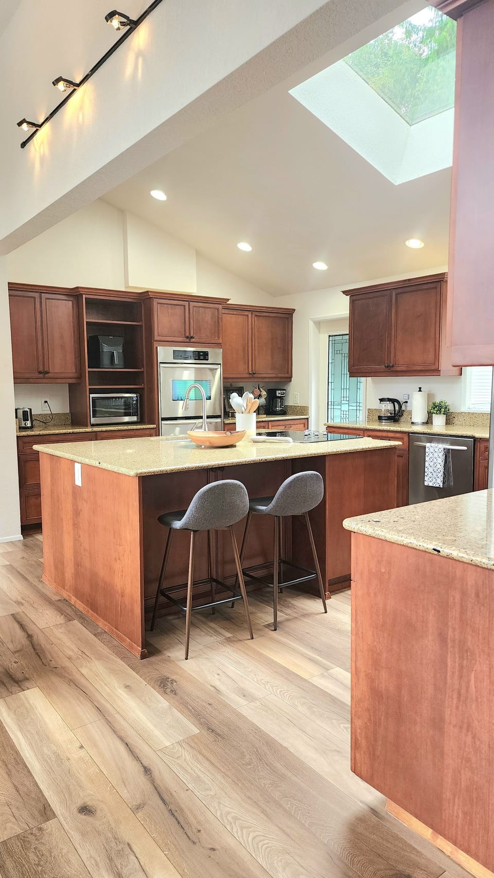 Additional seating in the kitchen