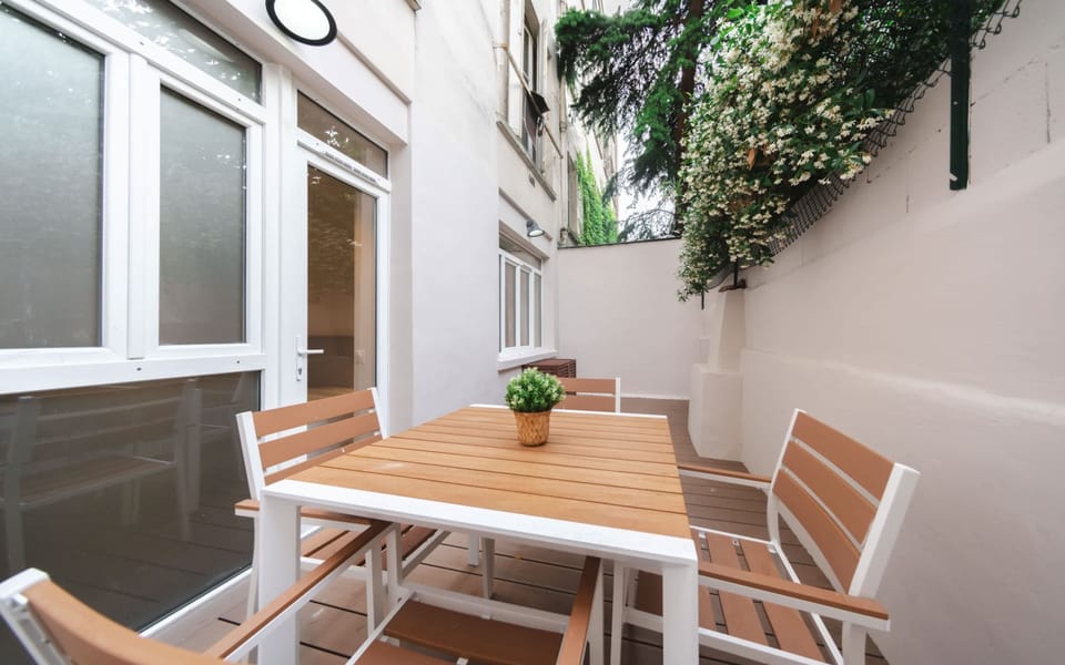 terrasse aménagée