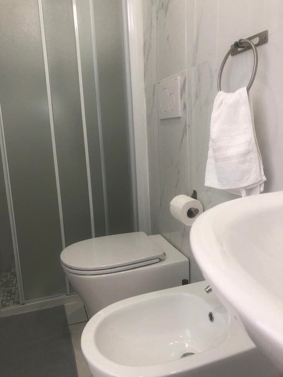 Superior Quadruple Room, Sea View | Bathroom