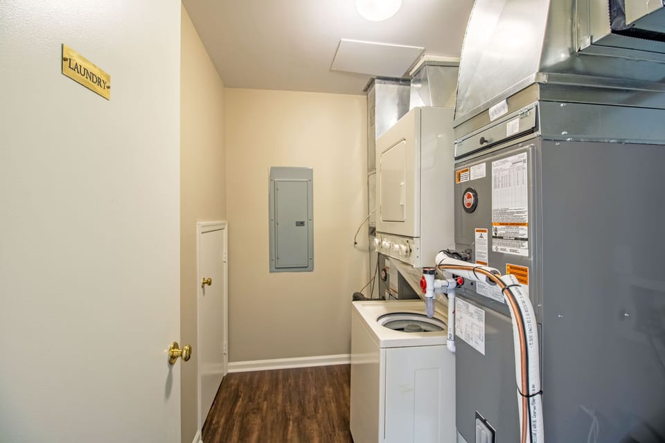 Laundry room shared with lower level condo