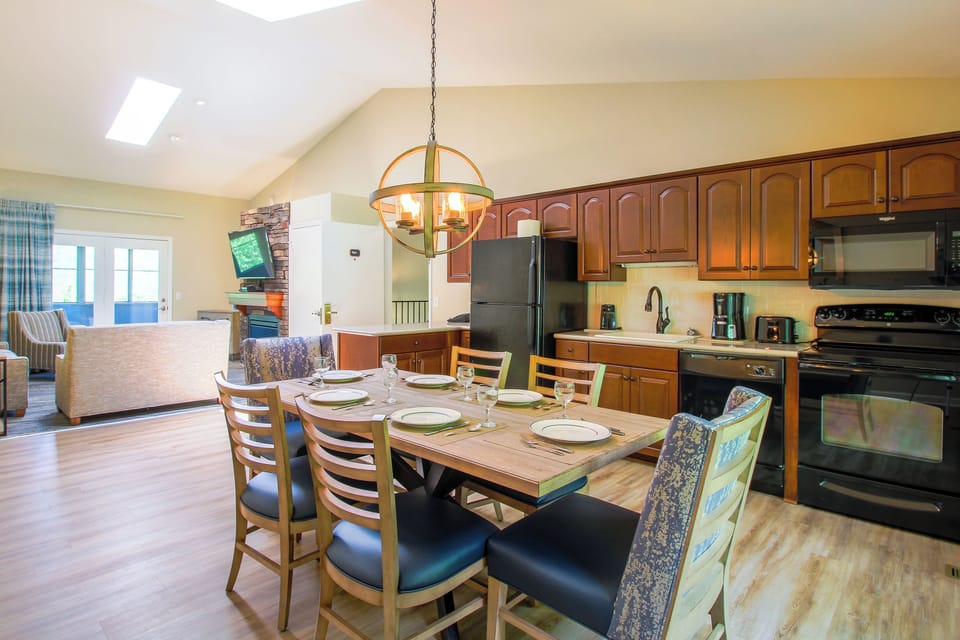 Enjoy an open floor plan