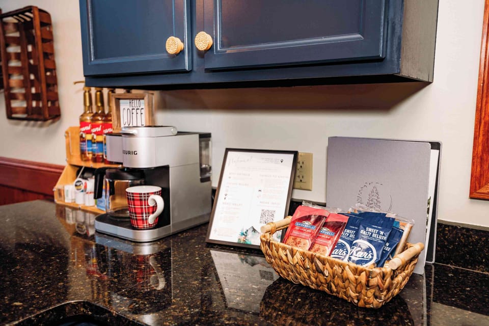 A sweet little welcome basket to start your stay off right!