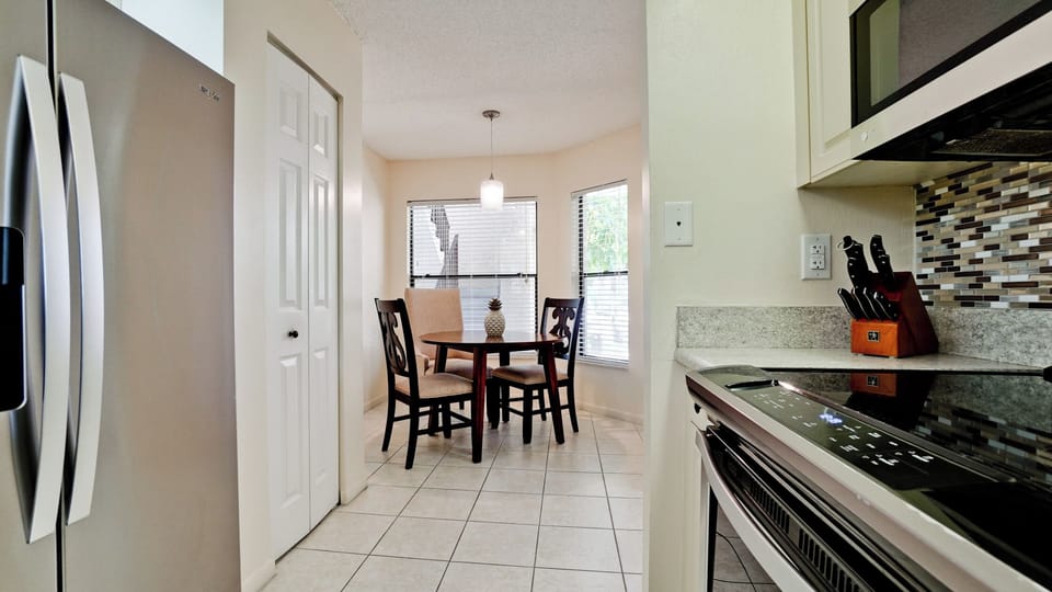 Kitchen with breakfast area