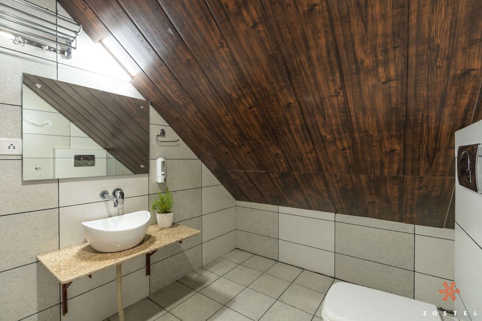 Premium Room (with attic) | Bathroom | Shower, toilet paper