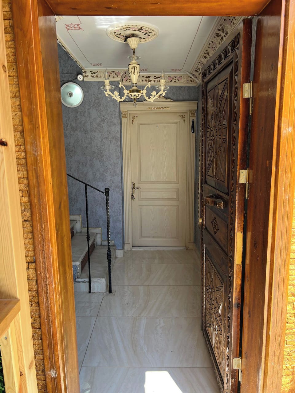 Interior entrance