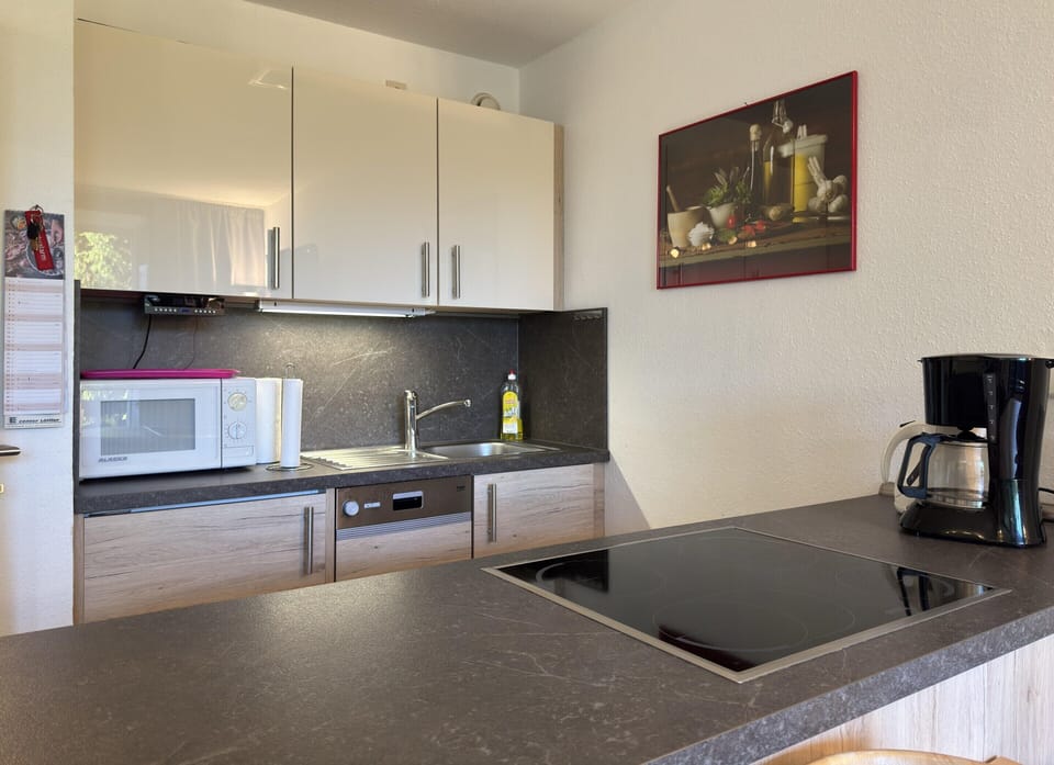 Apartment | Private kitchen | Electric kettle, highchair