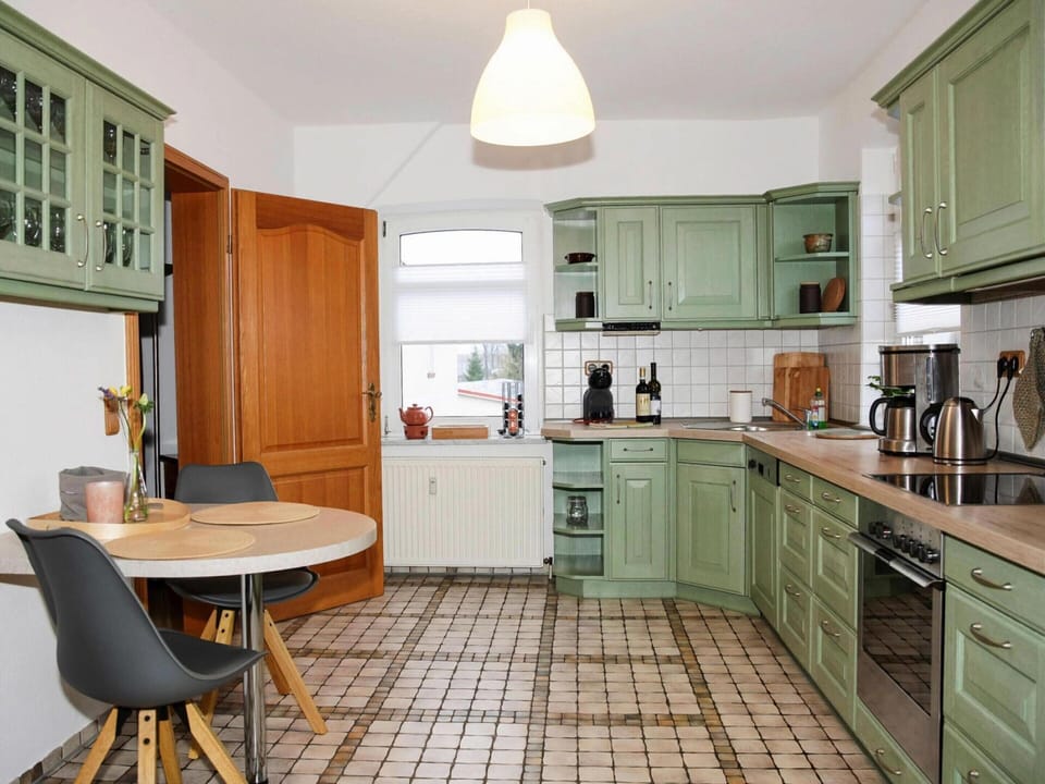 Apartment | Private kitchen | Electric kettle, toaster, highchair