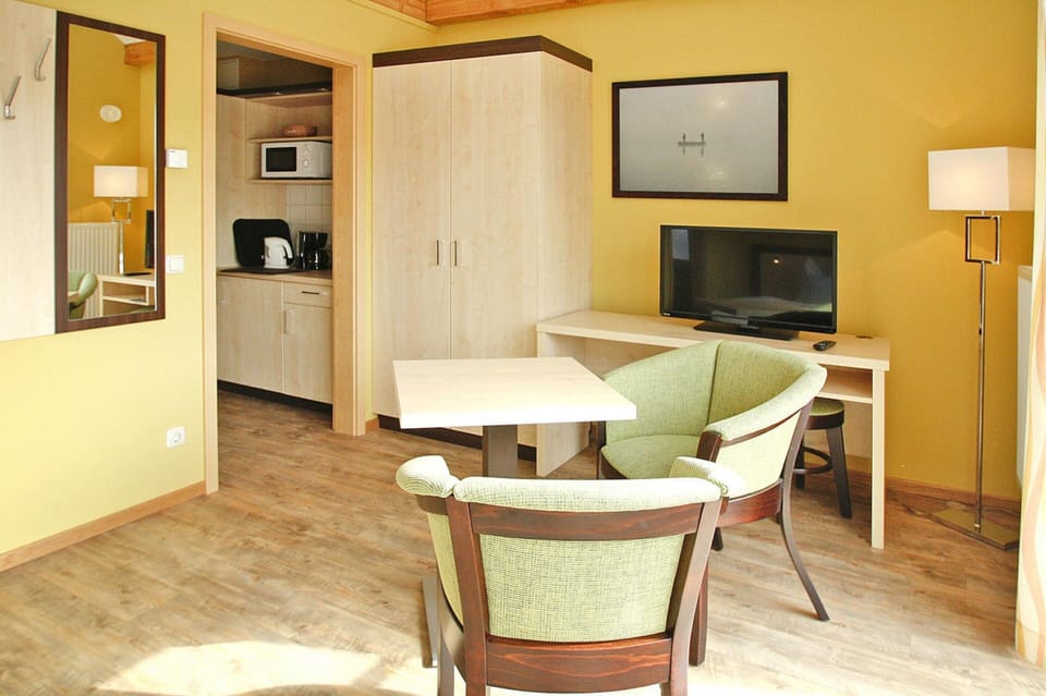 Apartment | Private kitchen | Electric kettle, toaster, highchair