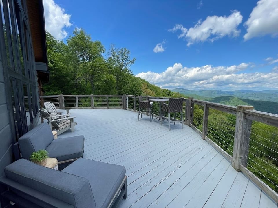 Long range mountain views