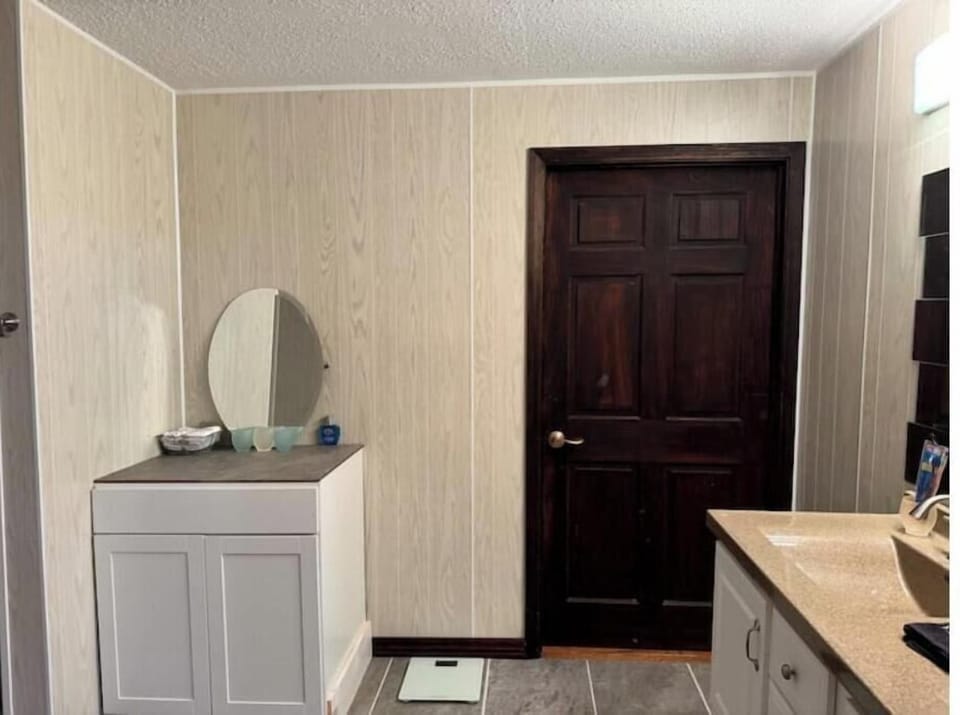 Master bathroom/entrance to master bedroom