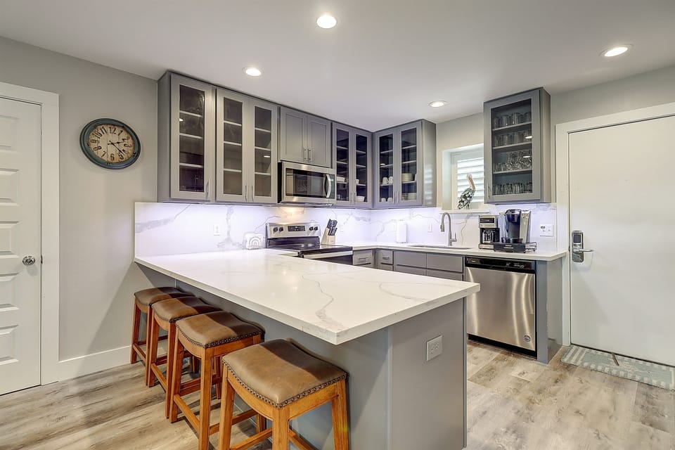 Kitchen with Counter Seating