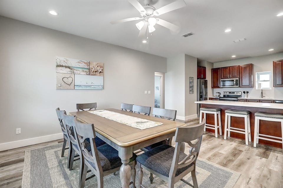 Dining room and Kitchen