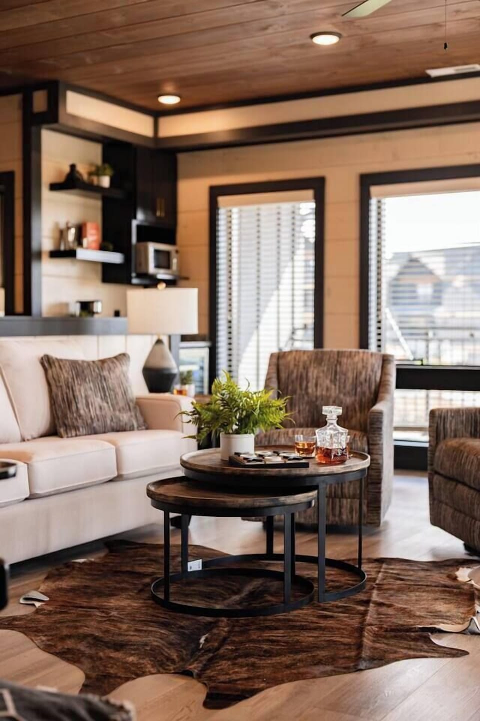 Warm touches in game room