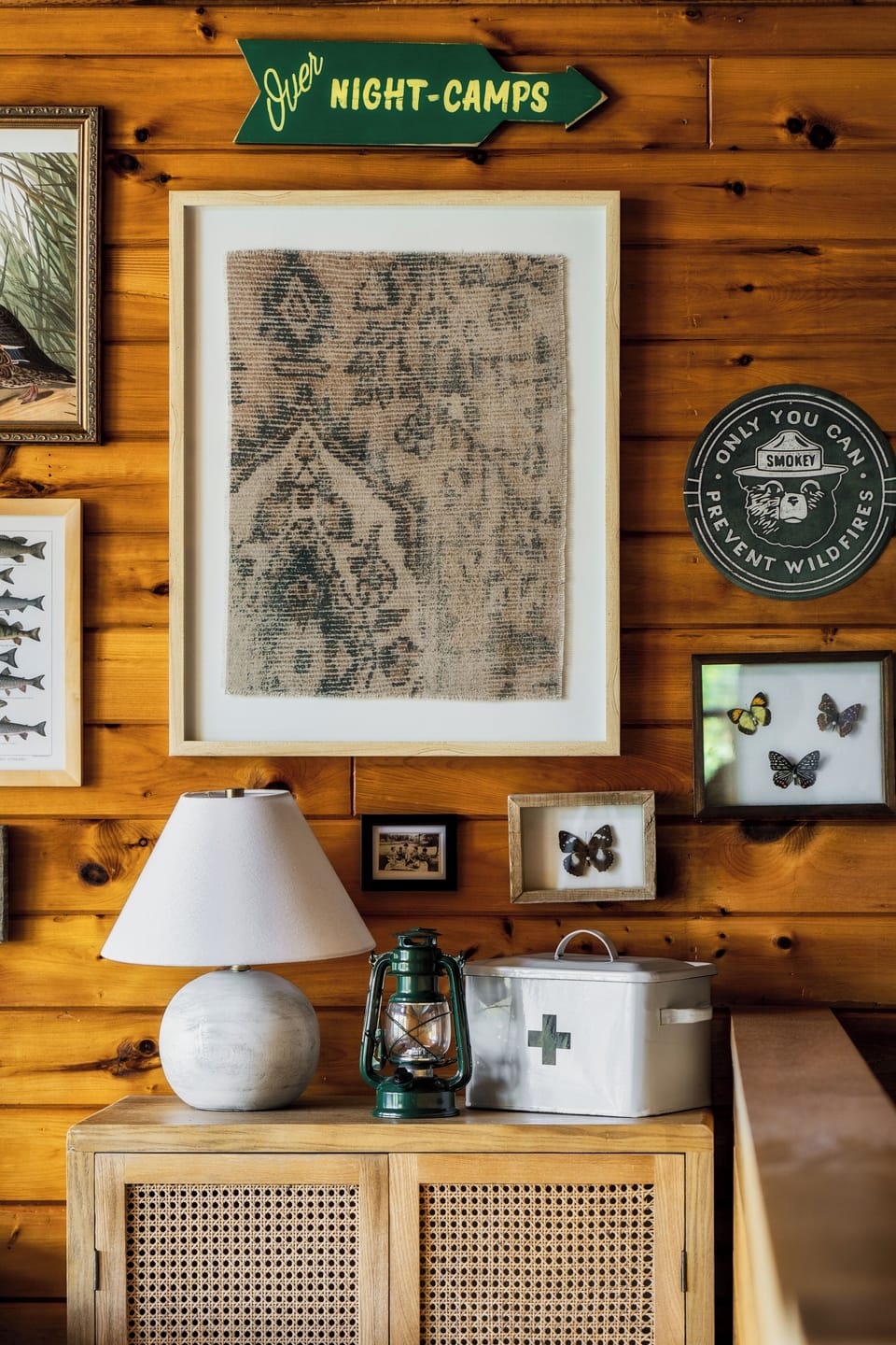Summer Camp inspired decor