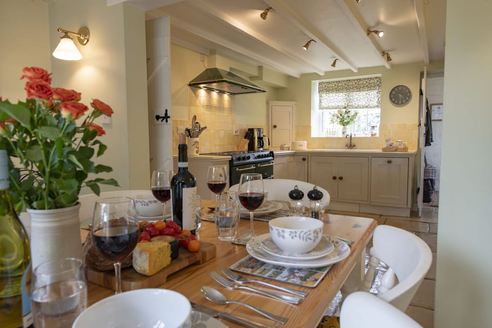 Ground floor: The kitchen and dining area, a wonderful social space
