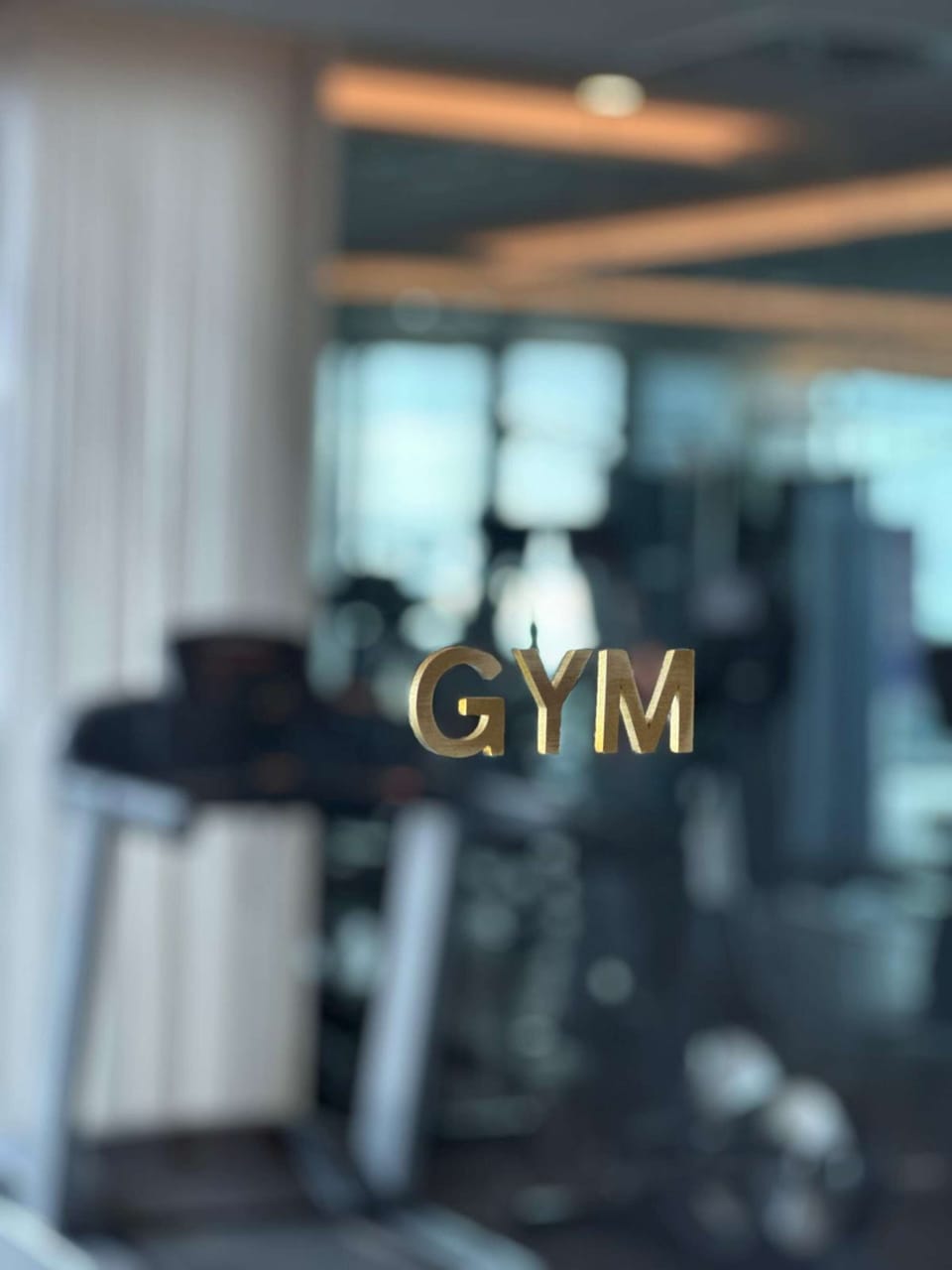 Gym on rooftop terrace floor - used by all residence and guests