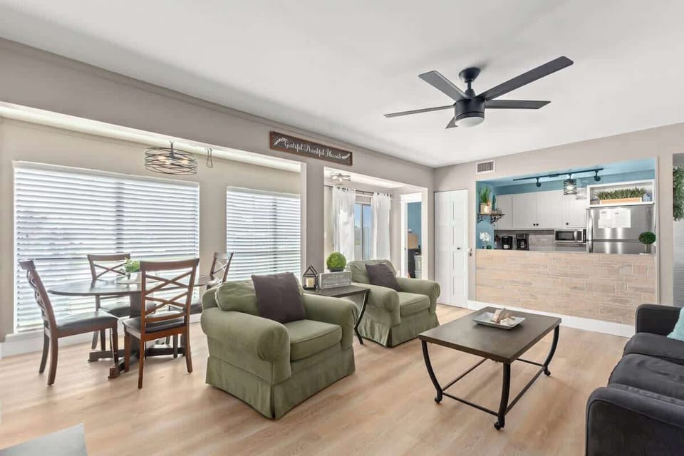 Plenty of seating for the whole group to relax and unwind together.