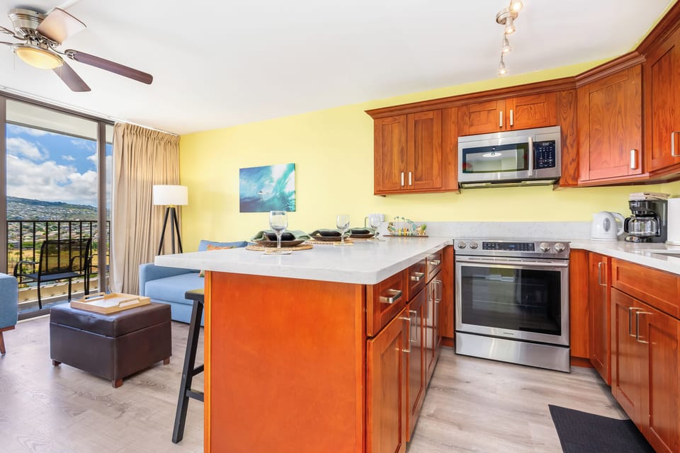 Ready to whip up some delicious meals in this  kitchen
