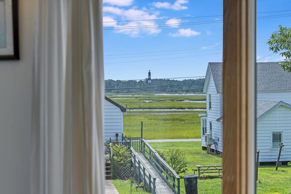 Overlooking the Marsh, Channel, and Lighthouse - pure heaven.