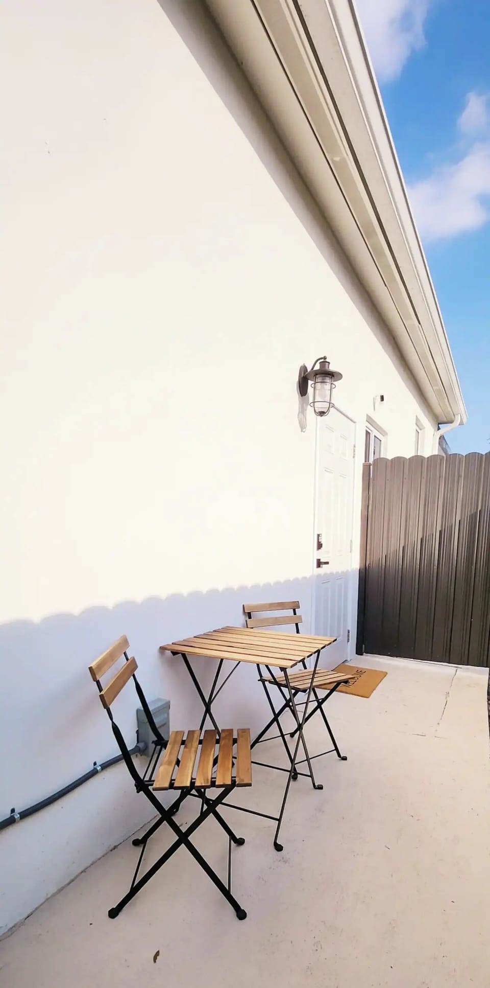 Private Outdoor Seating Area